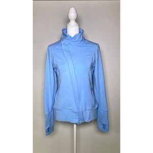 Alo Yoga Asymmetrical Zip Blue Jacket Women’s Size Medium